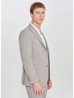 Altınyıldız Classics Açık Kahve Erkek Slim Fit Takım Elbise ACE030262233