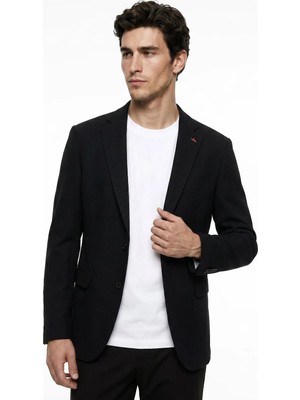 Altınyıldız Classics Siyah Erkek Slim Fit Ceket ACE004262681_SYH