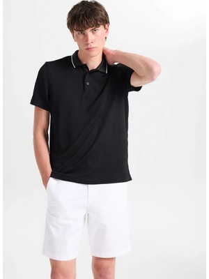 Altınyıldız Classics Siyah Erkek Polo T-Shirt ACE091262669