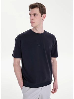 gmg firenze Gmg Fırenze Siyah Erkek Regular Fit T-Shirt GU26MSS03001