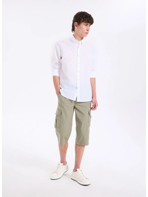 Lee Cooper Haki Erkek Rahat Şort 262 Lcm 221015 Joan Haki