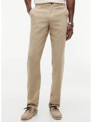 Tommy Hilfiger Bej Erkek Pantolon MW0MW42337AEG_DENTON Sorona Lınen
