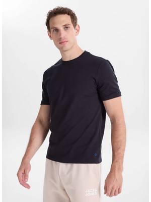gmg firenze Gmg Fırenze Lacivert Erkek Regular Fit T-Shirt GU26MSS03043