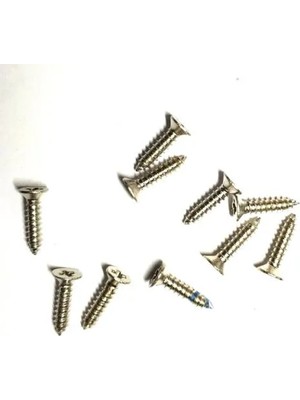 Evolvera Klips, Menteşe, Ayak, Ağaç, Sunta Vidası 2,2x9,5mm - Nikel 100 Adet