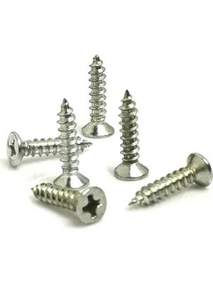 Evolvera Klips, Menteşe, Ayak, Ağaç, Sunta Vidası 3X13 mm - Nikel 100 Adet