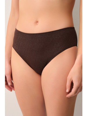 Suwen Disco Midi Yüksek Bel Bikini Alt