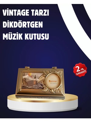 Piyano Tasarım Müzik Kutusu Balerin Figürü ve Takı Bölmeli