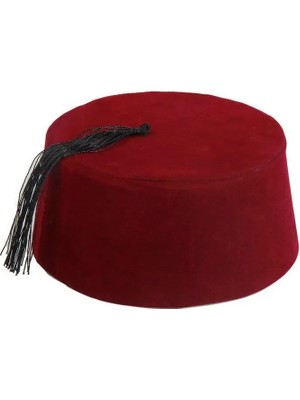 Bordo Renk Osmanlı Fesi 4 No 4 Yaş Çocuk