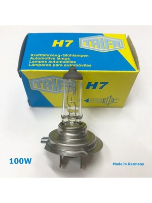 Trıfa H7 100 Watt 12V PX26D Halojen Far Ampulü 1 Adet Sarı 01608