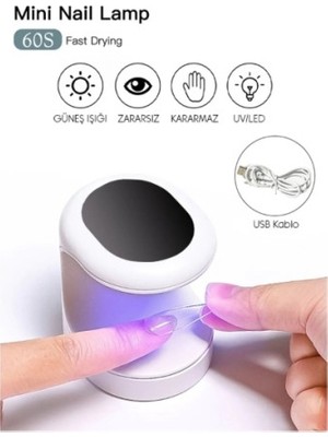 Hereveoyuncak Mini Uv Tırnak Kurutucuu