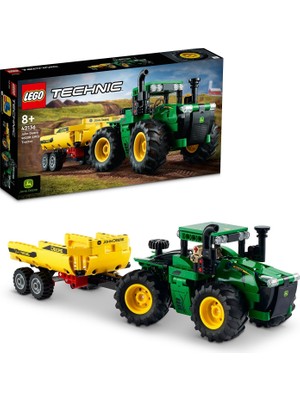 LEGO® Technic John Deere 9620R 4WD Traktör 42136 - 8 Yaş ve Üzeri Çocuklar için Detaylı bir Oyuncak Traktör Yapım Seti (390 Parça)
