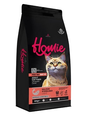 Homie Somonlu Düşük Tahıllı Kısırlaştırılmış Kedi Maması 4 kg