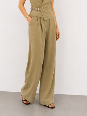 Centilmen Kasha Wide Leg Pantolon 26YP019