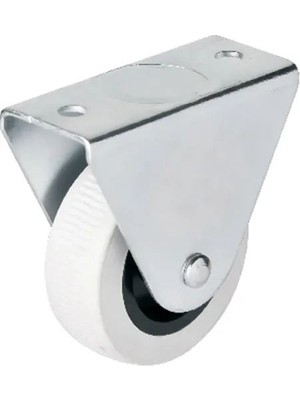 Mudanis 105 - 50 mm Sabit Gri Pvc Teker 4 Adet