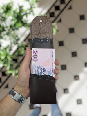 Visso 571 Hakiki Deri Efsane Trend Model Çok Para Konan Cüzdan Unisex Kartlık Çıtçıtlı En Çok Tercih Edilen Model