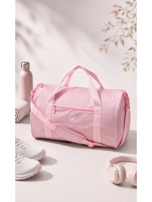 Pembe Unisex Omuz Askılı Seyahat El Valizi Spor Çantası 21070