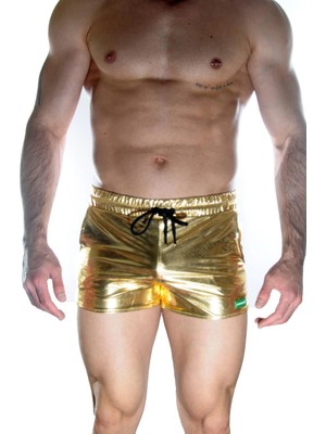 Marsilyan Modlive Erkek Gold Lame Short
