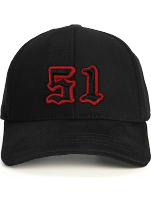 PataCute 51 Numara (Kabartmalı) Baseball Şapka
