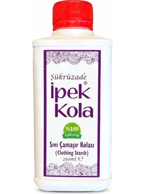 İğne İzi Şükrüzade Ipek Kola 250 ml Sıvı Çamaşır Kolası | Kumaş Sertleştirici ve Kolalama Sıvısı