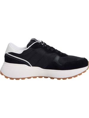 Tommy Hilfiger Tommy Hılfıger Kadın Marka Logolu Günlük Kullanıma Uygun Siyah Sneaker EN0EN02991 Bds