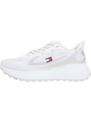 Tommy Hilfiger Tommy Hılfıger Kadın Marka Logolu Günlük Kullanıma Uygun Beyaz1 Sneaker EN0EN02962 Ybl