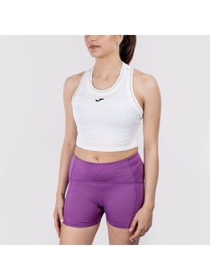 Joma 902607.200 Smash Kadın Kolsuz Crop Top - Beyaz