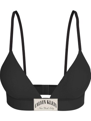 Calvin Klein Calvın Kleın Kadın Marka Logolu Günlük Kullanıma Uygun Siyah Sütyen LV00QF8886 Ub1