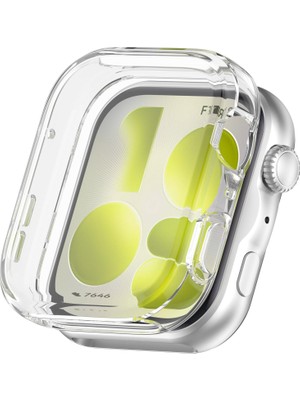 Nezih Case Huawei Watch Fit 5 Uyumlu Yumuşak Silikon 360 Tam Koruma Kasa ve Ekran Koruyucu