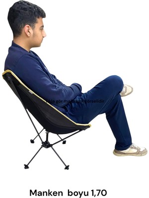 MOOD CLASS Çanta Içi  Küçük Pratik Sandalye Araç  Motor Yürüyüş Kamp Piknik Plaj Sandalyesi Ergonomik Nurgazsandalye