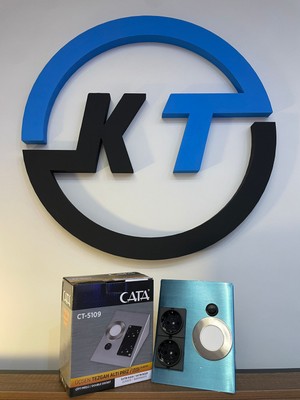 Cata 3200K Gün Işığı 2W Çift Prizli Tezgah Aydınlatma CT-5109G