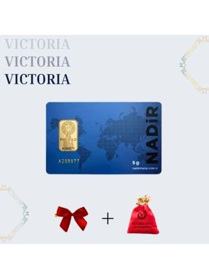 Victoria Gold 5 gr 24 Ayar (995) Altın (Nadir Yada Gar )