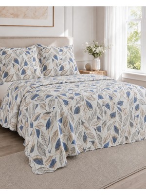 Bella Home Çift Kişilik Yastık Kılıflı Çok Amaçlı Pike Takımı | 200X220 cm | Hafif ve Şık Tasarım | Günlük Kullanım