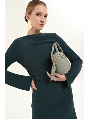 Pierre Cardin 05PC26Y10619-P Kabartma Desenli Ayarlanabilir Askılı Suni Deri Omuz Çantası
