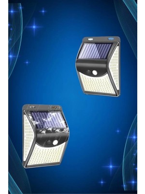 Erdo Ticaret Buğz Solar Sensörlü Duvar Lambası Bahçe Lamba 20 LED Işık