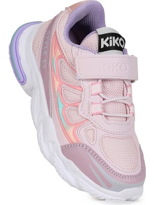 Kiko Kids Style Faylon Taban Günlük Cırtlı Kız Çocuk Spor Ayakkabı