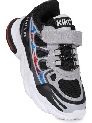 Kiko Kids Style Faylon Taban Günlük Cırtlı Erkek Çocuk Spor Ayakkabı