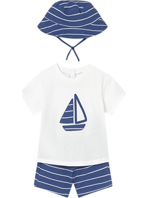Mayoral Erkek Bebek 3 Parçalı Şort Set