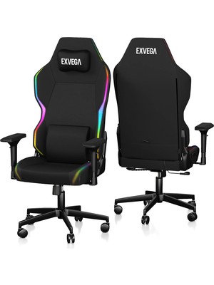Exvega Lunar Active Rgb Black Oyuncu Koltuğu