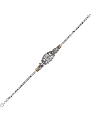 Innuendo Jewelry 925 Ayar Gümüş Osmanlı Tuğralı Altın Detaylı Erkek Bileklik