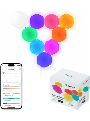 Nanoleaf Canvas 9 Panel Altıgen Akıllı LED Aydınlatma