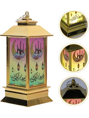 Ozcmax Ramazan Temalı Küçük Kare Kubbe LED Lammba
