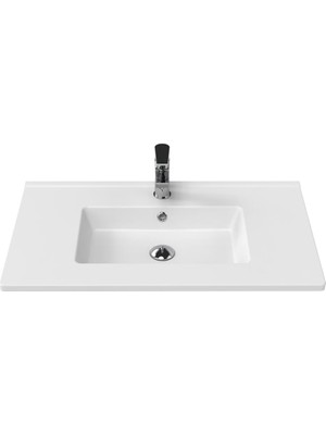 Creavit Kohler 81 cm Dolap Uyumlu Etajerli Lavabo (1.kalite) KH081.02
