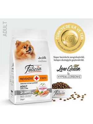 Nova Premium Ex Hypoallergenic Small Mini Somonlu Küçük Irk Düşük Tahıllı Yetişkin Köpek Maması 3 kg