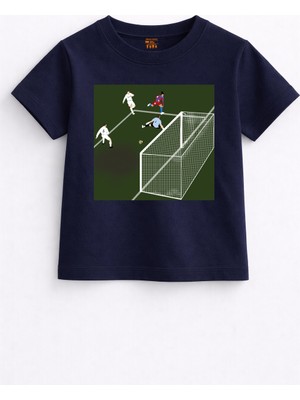 Rabona Fashion El Clasico Efsane Gol Ronaldinho Çocuk T-Shirt