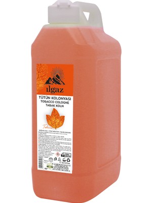 Ilgaz Tütün Kolonyası 1000 ml Dökme Eau De Cologne 60 Derece Kalıcı Tütün Kokusu