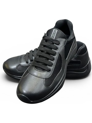 Prada Sport America's Cup Siyah Erkek Sneakers