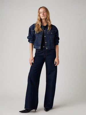Levi's Xl Straıght Dream Nıce Dreams Kadın Lacivert Jean Kot Pantolon 001TK-0002