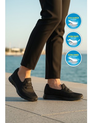 Walkway 575 G Siyah Kadın Günlük Ayakkabı