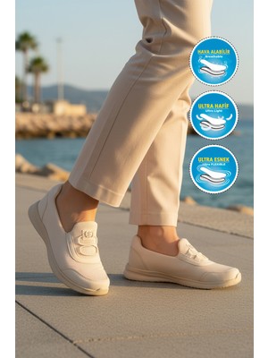 Walkway 575 G Bej Kadın Günlük Ayakkabı