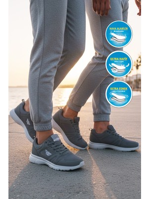 Walkway 020 G Füme Unisex Spor Ayakkabı